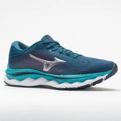 Mizuno Wave Sky 5 Waveknit Women's Legion Blue/Silver -Mizuno Golf Store 046646 5