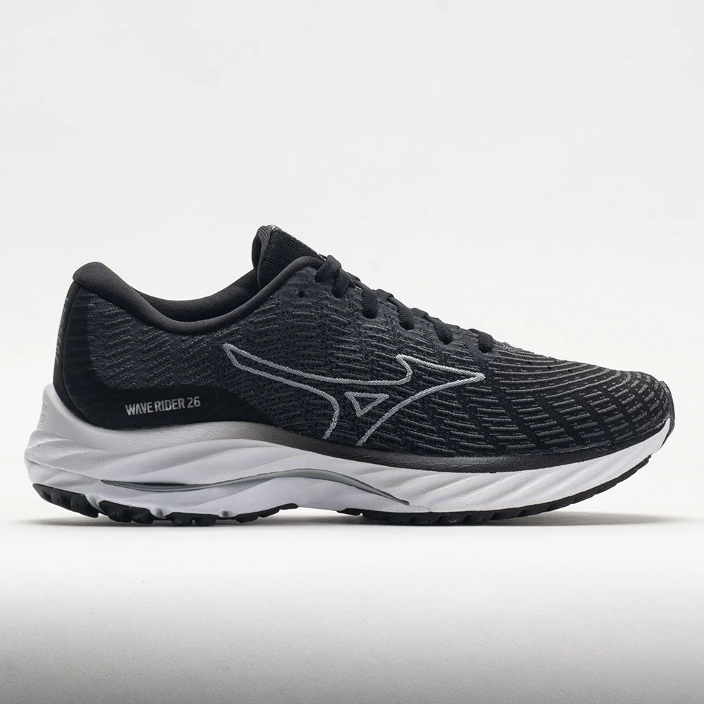 Mizuno Wave Rider 26 Women's Black/White 3 Mizuno Wave Rider 26 Women's Black/White