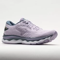 Mizuno Wave Sky 6 Women's Pastel Lilac/White -Mizuno Golf Store 049691 5