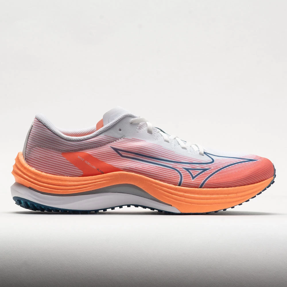 Mizuno Wave Rebellion Flash Men's White/Silver 3 Mizuno Wave Rebellion Flash Men's White/Silver