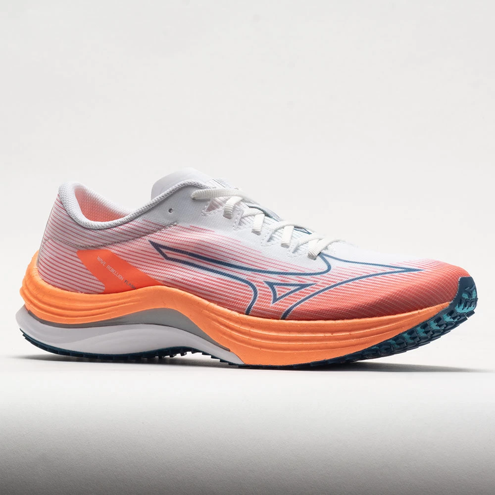 Mizuno Wave Rebellion Flash Men's White/Silver 7 Mizuno Wave Rebellion Flash Men's White/Silver - Image 5