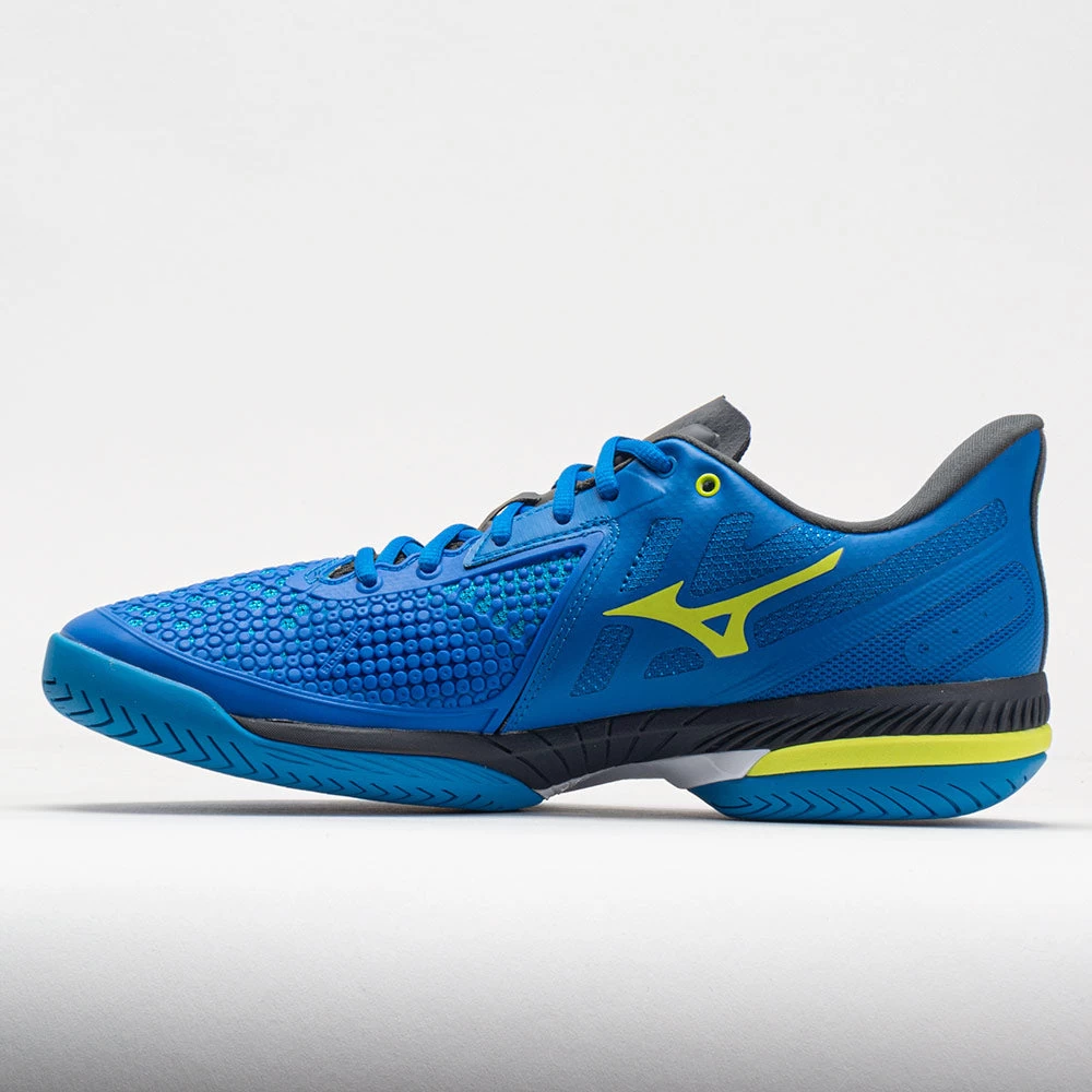Mizuno Wave Exceed Tour AC 5 Men's Peace Blue/Acid Lime 4 Mizuno Wave Exceed Tour AC 5 Men's Peace Blue/Acid Lime - Image 2