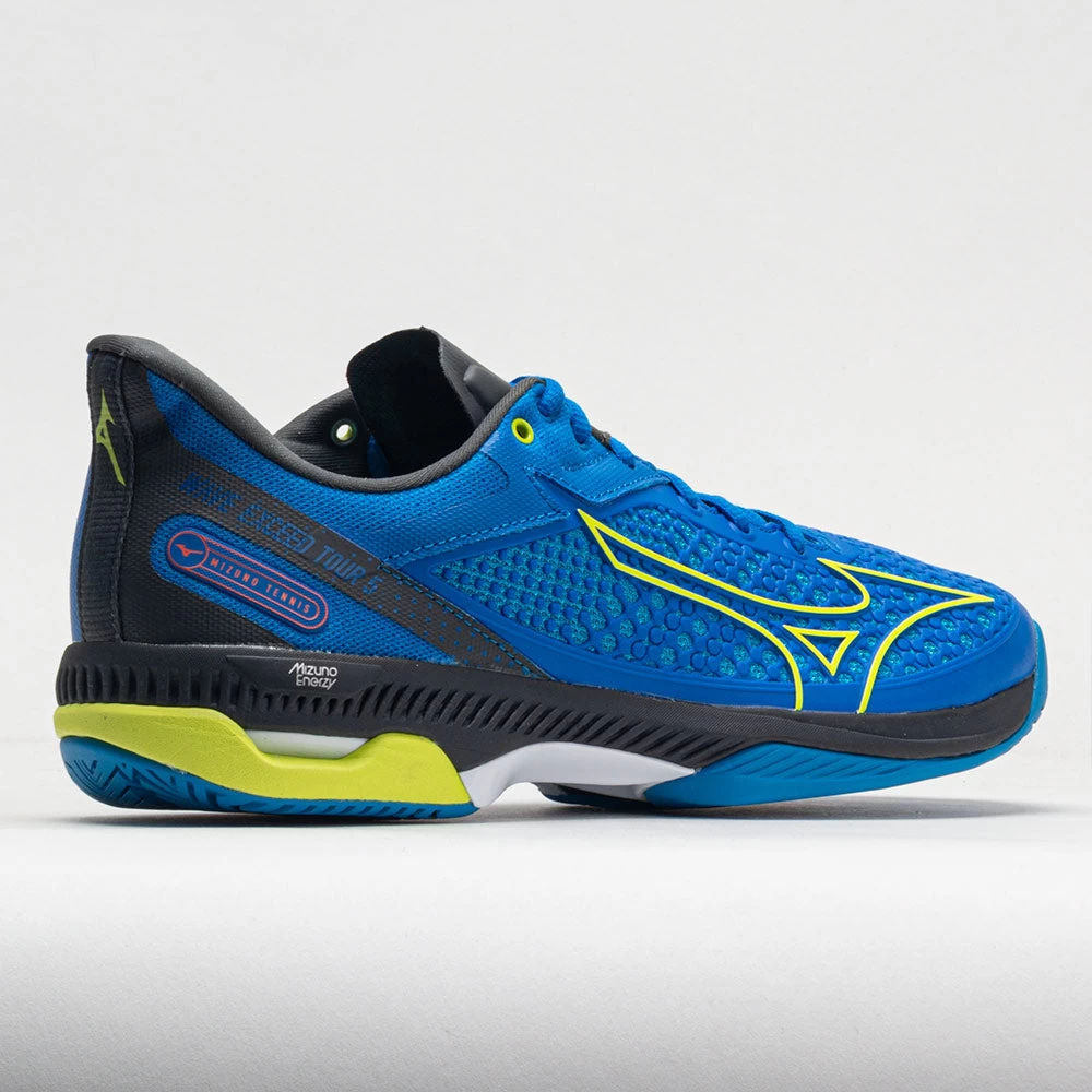 Mizuno Wave Exceed Tour AC 5 Men's Peace Blue/Acid Lime 8 Mizuno Wave Exceed Tour AC 5 Men's Peace Blue/Acid Lime - Image 6