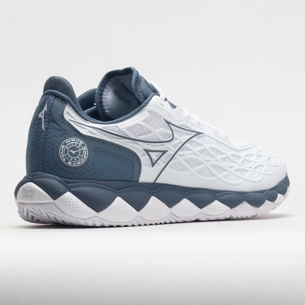 Mizuno Wave Enforce Tour AC Men's White/China Blue 8 Mizuno Wave Enforce Tour AC Men's White/China Blue - Image 6