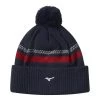 Mizuno Breath Thermo Pom Pom Beanies Deep Navy 1 Mizuno Breath Thermo Pom Pom Beanies Deep Navy -Mizuno Golf Store 172906067352GW1502DeepNavy